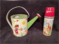 Vintage toy water can and canteen