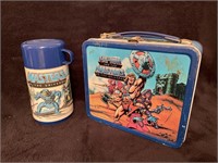 Vintage He-Man lunch box and thermos