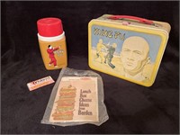 Vintage Kung Fu lunch box and thermos