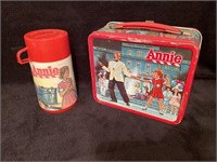 Vintage Annie lunch box and thermos