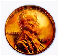 1937 Wheat Penny Proof