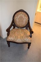 Large Round Back Occasional Chair