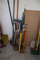 Lot of tools to include0 shovel, rake, splitter,