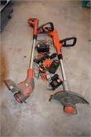 2 String trimmer and various battery packs