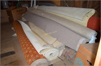 Lot of Miscellaneous Carpet Rolls;