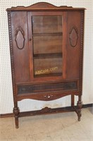 Antique Single Door China Cabinet