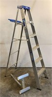 6' Aluminum Step Ladder And Stabilizer