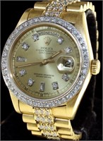 18kt Gold Gent's Rolex Oyster Day-Date President