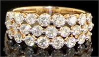 10kt Rose Gold Brilliant 1.00 ct Diamond Ring