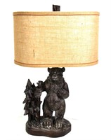 TRAIL HIKER BEAR TABLE LAMP