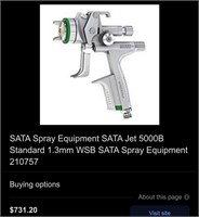 Satajet 5000 B HVLP 1.3 Spray Gun 210765