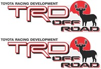 TRD Offroad Decals Deer Stickers (Set of 2)