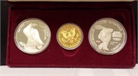 1984 OLYMPIC SET INCL US GOLD EAGLE $10 PIECE....