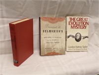 (3) BOOKS:  TWO ON EVOLUTION IN AMERICA AND....