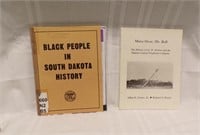 (2) BOOKS:  BLACK PEOPLE IN SOUTH DAKOTA HISTORY;.