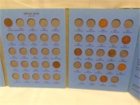 (2) LINCOLN HEAD CENT COLLECTION BOOKS 1909-1940..