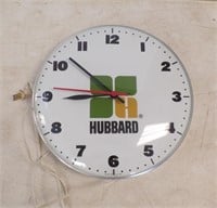 "HUBBARD" ELECTRIC WALL CLOCK
