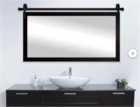 Black Abraham Bathroom/Vanity Mirror 31x52