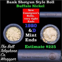 Buffalo Nickel Shotgun Roll in old Bell Telephone