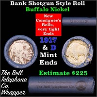 Buffalo Nickel Shotgun Roll in old Bell Telephone