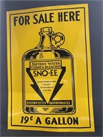 SNO-EE Advertising Tin Sign