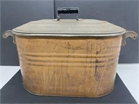 Large Copper Kettle With Lid