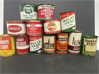 (13)  miscellaneous Oil, Grease cans