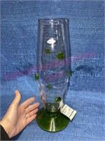 Blenko glass vase - 13in tall