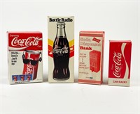 Vintage Coca-Cola Memorabilia Incl. Bottle Radio