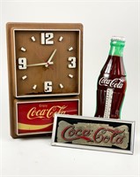 Donasco Coca-Cola Thermometer, Impact Intl. Clock