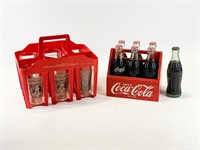 Vintage Coca-Cola Bottles and Pint Glasses