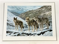 Charles Frace "The Lesson" Lithograph Print