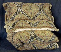 2 Sherry Kline throw pillows & bedspread.