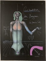 Paul Wunderlich Lithograph "For John"