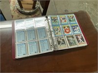 SPORTS CARDS IN BINDER