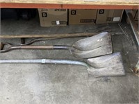 2 Shovels, Potato Fork, Rake