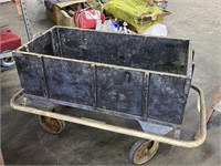 Cart On Large Caster Wheels