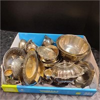 Silverplate and Pewter Lot