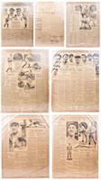 Lot of Antique newspapers 1918