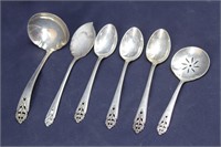 International Queens Lace Sterling Serving Pieces