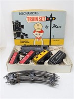 Vintage Mechanical Train Set by Marx w/Tracks