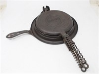 "Griswold" American #8 Cast Iron Waffle Maker