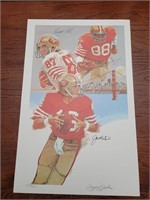 Cliff Spohn San Francisco 49ers SIGNED Lithograph