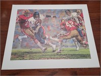 M Corning Signed Lithograph NFC Championship Game