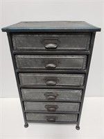Metal Filing Cabinet with Six Drawers