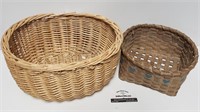 (2) Wicker Baskets*