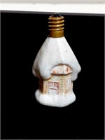 VTG Christmas Milk Glass Figural Light Bulb