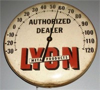 PAM Lyon Metal Products Advertising Thermometer