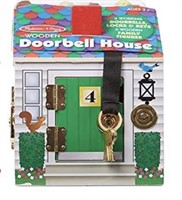 Melissa & Doug Wooden Doorbell House