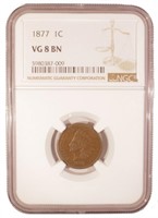 A 2nd VG 1877 Indian Cent